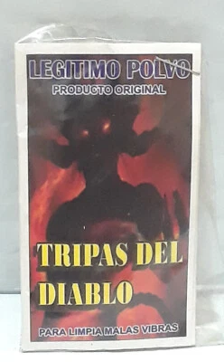 Legítimo Polvo Tripas del Diablo, Para Limpiar Malas Vibras, Producto Esotérico