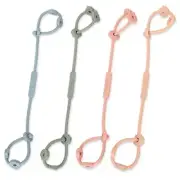 Toy Safety Straps Silicone Adjustable Baby Pacifier Teether Straps 4pcs Toddl...