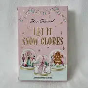 Too Faced Let It Snow Globes Makeup Collection Face + Eye Palette Scented NIB