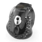Male Bowl Chastity Device Fully Restraint Chastity Cage Lock Belt Rings