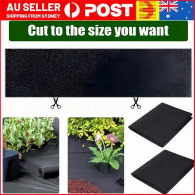 Weed Control Mat 1.5mx8cm Weedmat Premium Non-woven Folded Weedmat Easy Cutting
