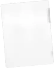 GRADENEVE Transparent Paper Organizer Capacity Document Storage Case for Office Home and School Lightweight Material Sturdy and Design File Holder