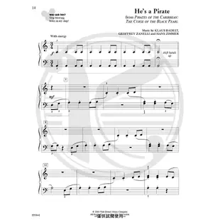 【凱翊︱HL】芬貝爾鋼琴教程：迪士尼鋼琴樂譜 第2A級 Faber Piano Disney Level 2A