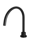 Meir Kitchen Laundry Tap Rnd High Rise Swivel Hob Spout Matte Black MS08