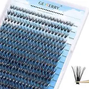 GEMERRY Lash Clusters 280pcs Lash Extensions 40D Individual Lashes Mixed Tray Cluster Lashes Eyelash Clusters 0.07 C D Curl DIY Eyelash Extension Individual Lash Extensions 3D Effect Reusable Handmade Matte Cluster Eyelashes (40D-0.07C, 8-16mm)