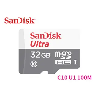Sandisk Ultra microSD SDHC TF 16G 32G 64G 新款 80M C10 記憶卡 無轉卡