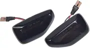Side Marker Light Dynamic Turn Signal Light Indicator Lamp For Dacia Logan 2 Sandero 2 Duster Renault Stepway Sandero(Dynamic Smoked)