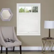White Cordless Cellular Top-Down Bottom Up Honeycomb Pleated Window Shades
