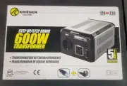 Krieger 600 Watt Voltage Transformer, 120V/230V Step Up Step Down NEW IN BOX