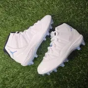 Jordan 11 Columbia TD Size 7 Football Cleats New White Blue