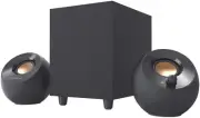 Pebble plus 2.1 Usb-Powered Desktop Speakers with Down-Firing Subwoofer and Far-