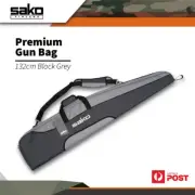 Sako Premium Gun Bag 127cm Black Grey Rifle Thick Padded 52" Softcase W Handler