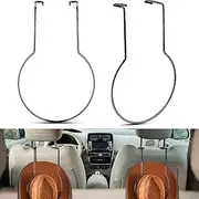 2 Pcs Cowboy Hat Rack Cowboy Hat Holder Hard Hat Holder for Truck Seat Car Hat Holder for Car Truck SUV Seat Accessories to Keep Shape