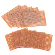 10pcs Universal PCB Board 5x7cm 2.54mm Hole Pitch DIY Prototype Paper Printed Circuit Board Panel Single Sided Board