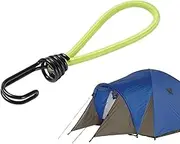 Small Bungee Cords, Elastic Short Tent Bungee Straps with Hook, Short Bungee Cords for Outdoor Travel, Lightweight Tarp Rope for Hiking, Climbing, Backpacking Helves