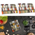 4pc Expandable Spice Rack Drawer Organiser Adjustable Kitchen Cupboard Organizer