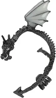 [LIFKOME] Luminous Dragon Ear Clips for Men Women Punk Style Decorative Ear Hooks Lightweight Non Pierced Jewelry Fashion Accessory for Parties Daily Wear