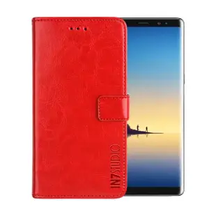 【IN7】Samsung Note 8 6.3吋 磁扣側掀瘋馬紋PU皮套