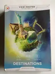 View Master Virtual Reality Destinations Experience Pack - 3 Reels- New / Sealed