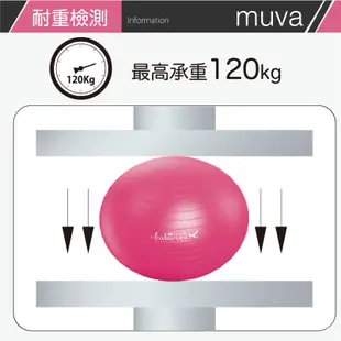 muva瑜珈健身防爆抗力球65cm