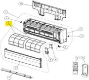 FUJITSU K9317644020 aka 9317644020 AIR FILTER 7/9RLF