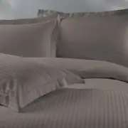 Royal Comfort 1200 Thread count Damask Stripe Cotton Blend Quilt Cover Sets Quee