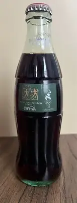 1996 Coca Cola Bottle 8oz. Olympic Torch Relay Collectible Atlanta 1996