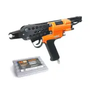Kamsin K-SC7E 15 Gauge Pneumatic Hog Ring Gun 3/4-Inch Crown Long Nose Air Po...