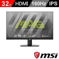 在飛比找momo購物網優惠-【MSI 微星】MAG 323UPF 32型 IPS 4K 