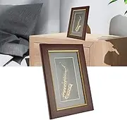 Mini Saxophone Vivid Attractive Decorative Particle Board Glass Metal Elegant Style Mini Instrument Picture Frame