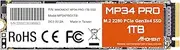 MMOMENT MP34 PRO 1TB PCIe Gen3 NVMe M.2 2280 Internal Solid State Drive, Gen3.0X4, Read Speed up to 3500MB/s, for Laptop, Desktop and Gaming