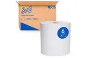 Kimberly Clark Scott Hard Roll Towel 20cm x 304m White 6 Rolls (1005)