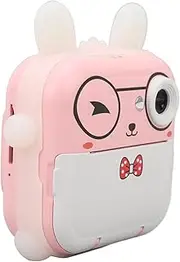 HD Digital Mini Camera with Environmental Friendly Material for Kids Instant Camera with Thermal Print for Children 3+ Years (Pink)