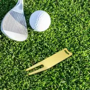 Golf Divot Repair Tool Metal Lawn Repair Prong for Training Outdoor