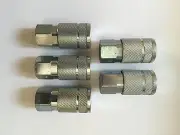 C2 Air Hose Quick Disconnect Coupler, Type C, 1/4 - Pack of 5