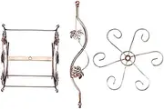 Wine Holder Wine Glass Hanger Double Bottle Rack Storage Upside-down Glass Cup Elegant Decor Material