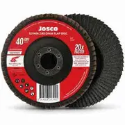 JOSCO 125mm 40-Grit Zirconia Angled Flap Disc