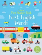 《出清》USBORNE FIRST STICKER BOOK FIRST ENGLISH WORDS 貼紙書＊夏日微風＊