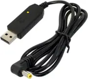 2.5mm USB Charger Cable for BaoFeng UV-5R Series 3800mAh BL-5L Battery BF-UVB3