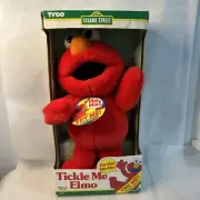 New Vintage Tickle Me Elmo Talking Doll 1996 Tyco Sesame Street KB Toys Read