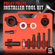 Power Steering Pump Remover Alternator AC Belt Pulley Puller Installer Tool Set