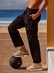 Womens Black Cargo Pants. Running Bare NeoTREK Cargo Pants