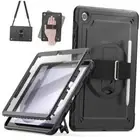 for Samsung Galaxy Tab A9+ Plus Case: Full-Body Shockproof 11 inch Black+Black
