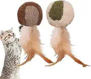 Cat Nip Toys - Kitten Chew Plush Cat Nip Toys,Interactive Pet Supplies Health, Teeth Cleaning Owl Doll Ball for All Breeds Boredom & Enrichment Play
