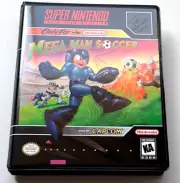 Mega Man Soccer CASE ONLY Super Nintendo SNES Box BEST Quality Available