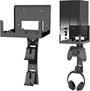 BracNova Xbox Series X Wall Mount, Black, Console Mount, Video Game Console Accessory