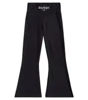 [Balmain Kids] Balmain Kids Cotton-blend jersey leggings Y 10 black