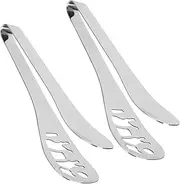 Stainless Steel Cooking Tweezers – Heat-Tolerant Kitchen Food Tongs for Grilling, Frying, Serving & Plating