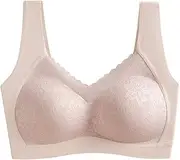[Generic] Non Wired Bras for Women White Strapless Bra Ladies Front Fastening Adjustable Sports Womens Multi Pack Lace Top Light Blue Bralette Bralettes Girls Not from Running High Impact