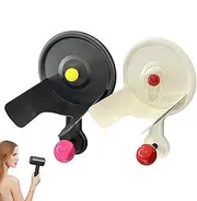 Generico Hair Dryer Holder Wall Mounted, 2X No Punch Blow Dryer Organizer, Self-Adhesive Hair Drying Machine Hanger, Bathroom Blow Dryer Rack, Easy Install Hair Dryer Stand for Bathroom Storage